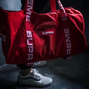 Supreme 18ss 44th duffle bag旅行包潮牌男女健身手提包代购正品