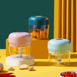 无线家用电动拉蒜器自动打蒜蓉宝宝辅食机绞肉机小工具厨房搅碎器