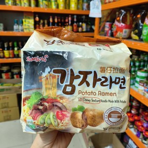 香港代购 韩国进口SAMYANG三养 薯仔拉面 方便速食汤面 5包装