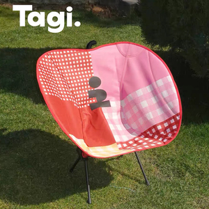 Tagi.想象苹果折叠椅户外露营轻巧mini便携式收纳袋折叠椅子清新