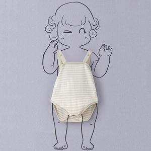 婴儿彩棉肚兜护肚子夏季薄款彩棉儿童宝宝护脐吊带包屁衣清仓