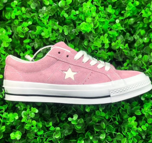 90仓沃商城淘宝star匡威官网2022年夏季新款玫红色高帮少女粉色帆布