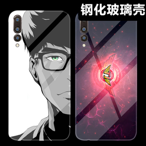 skt战队标faker华为p10/9/plus p20/pro手机壳玻璃镜面英雄联盟硬