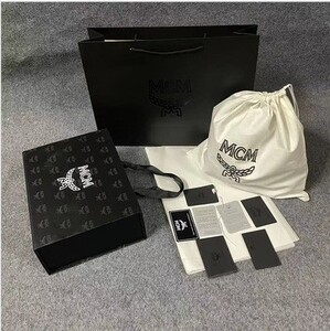 专柜原版mcm包包盒包装衣服盒礼品袋纸袋手提袋mcm女包礼品盒空盒