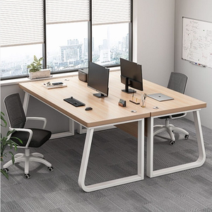 1.4/1.6/1.2米长办公桌双人面对面简约现代电脑桌办公室桌椅组合