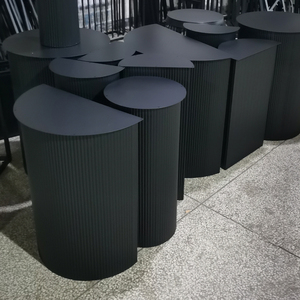 &nbsp;桌脚支架吧台办公桌子茶桌腿圆柱支撑岩板岛台餐桌铁艺金属底座