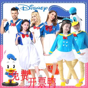 唐老鸭和米老鼠米奇亲子装儿童卡通人偶服cosplay动漫人物扮演服