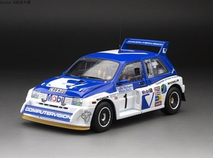 SunStar太阳星1/18合金车模1986年名爵MG Metro 6R4拉力赛冠军车