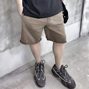 潮牌yeezy侃爷同款season6 kanye west高街风做旧休闲5分裤男短裤