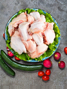 大江新鲜鸡块g烧烤炸鸡冷冻食材生鲜三黄鸡生鸡肉批发2000g