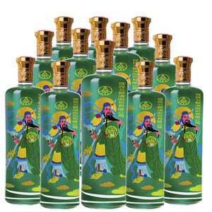 宜宾五粮液股份 52度干一杯绵柔1瓶装浓香型高度白酒关公酒