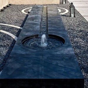 户外水池庭院花园流水