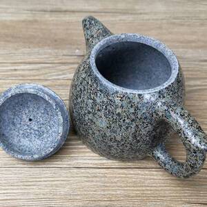 神石阁中华麦饭石茶壶秦权壶石壶纯全手工泡茶壶茶具.