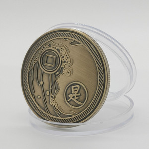 塔牌罗中文版决策币是与否许愿幸运纪念币好运气仿古青铜立体浮雕