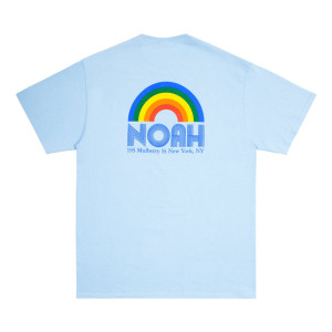 19ss Noah Rainbow Shop Tee 彩虹商店限量短袖男女T恤圆领情侣潮