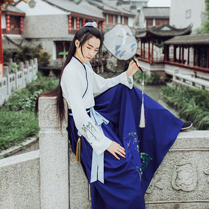 锦官城梦回青城原创汉服衣裳正品交领襦裙日常男大氅非古装大袖衫