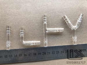 8mm外径玻璃 T Y L I型 连接管 导气管 三叉  联接  三通管 加厚