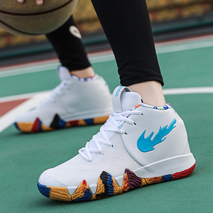 正品耐克官网欧文4代篮球鞋鸳鸯男低帮秋季网面透气炫彩学生运动