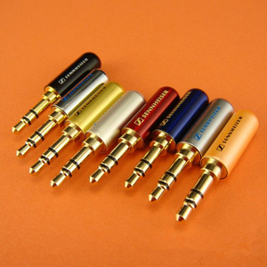 5mm镀金耳机插头3节立体声 多色可选