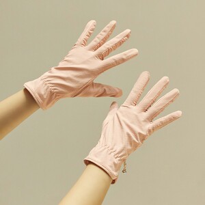 夏季新款 露二指女开车骑车防晒手套 夏天防紫外线冰丝薄款放掉4w