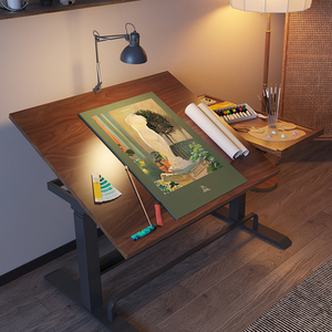 智芯王振卫联名定制专业绘画桌电动升降桌美术画板设计师工作台