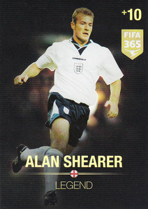 帕尼尼 15-16FIFA365游戏版球星卡 372 传奇 Alan Shearer 希勒