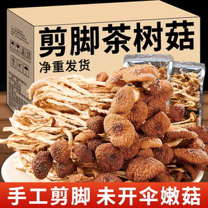2023云南农家茶树菇干货甄选不开伞切根新鲜茶薪菇香菇蘑菇250g