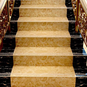 防滑耐磨楼梯踏步砖定制台阶地砖一体式仿大理石瓷砖佛山瓷砖订做