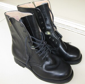00zippo笑笑淘宝3516厂78冬飞78式飞行靴内侧拉链春秋高筒圆头皮靴