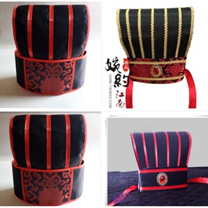 古代男汉服唐朝丞相三国头饰古装跑男道具诸葛亮帽子大臣发冠帽子