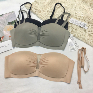 聚拢上托抹胸式文胸8007无肩带内衣女士无钢圈防滑裹胸夏季抹胸式