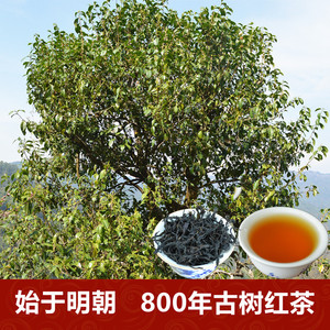 云南德宏野山茶红茶半斤 滇红功夫红茶工艺山茶 古树甜山茶晒红茶
