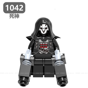 兼容乐高积木人仔超级英雄守望者先锋1042死神源氏拼装玩具品高