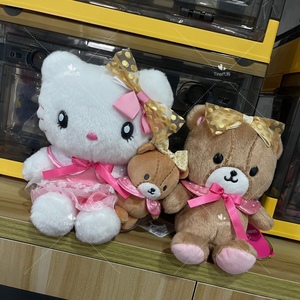 国内现货 日本usj大阪环球影城限定 hellokitty 抱小熊玩偶公仔