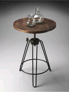现代简约茶几边几角几小圆桌实木咖啡桌仿古铁艺古典茶桌椅组合