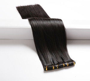 纳米无痕接发一片式隐形贴片胶粘发自己接女全真发真人发丝补发片