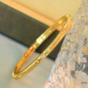 g18k黄金手链空托 可调节路路通款手镯托 配7-10mm圆阿飞珍珠4000