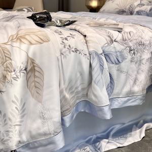 罗兰家纺120支兰精纯天丝空调薄被夏季被子夏凉被床单枕套四件套