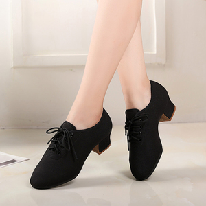 新款拉丁舞鞋女成年中跟跳舞女鞋广场舞蹈鞋高跟交谊舞鞋软底夏季