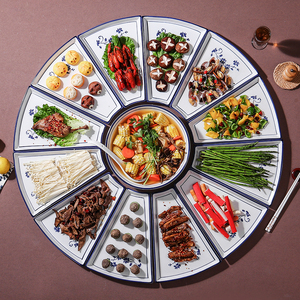 团圆饭盘子拼盘