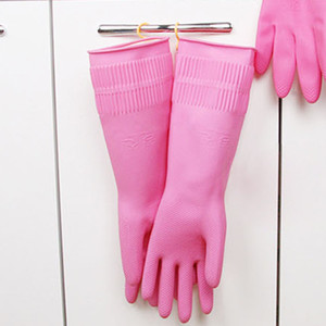 韩国进口厨房洗碗手套橡胶加厚清洁家务手套洗衣胶皮加长防水手套