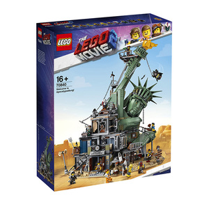 2019年新款玩具lego乐高 70840乐高大电影2末日堡倒塌自由女神像
