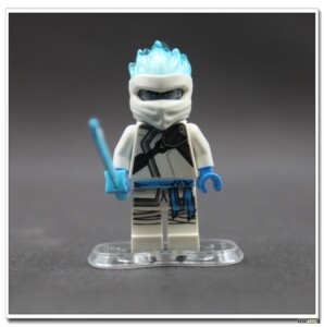 lego 乐高积木玩具 幻影忍者 人仔 寒冰忍者 白色赞 机器忍者