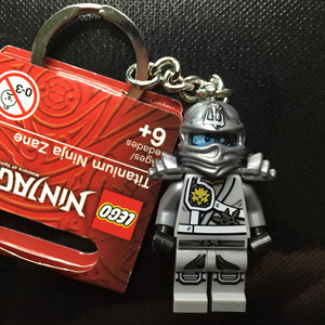 lego 乐高 幻影忍者 zane 赞 人仔钥匙链 扣环 包挂件 851352