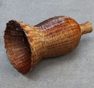 鱼笼竹编竹编笼鱼篓纯手工编织竹子捕鱼篓竹篓黄鳝笼竹制黄鳝