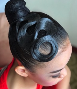 专业成人少儿拉丁舞比赛发片国标舞个性表演头饰发饰ksforhair