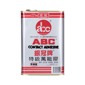 竣城银冠ABC特级万能胶铝塑板防火板专用特级万能胶环保胶水广告