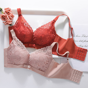 桃花季品质车缝加厚5内衣女小胸聚拢无钢圈文胸柔软透气舒适胸罩