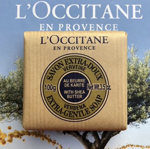 欧舒丹洁面皂香皂100克乳木果马鞭草味洁肤香皂沐浴皂100克超级香