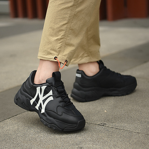 mlb男女老爹鞋冬季运动鞋情侣厚底增高休闲鞋32shc1111-50l